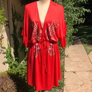 O'Neill Red Floral Dress